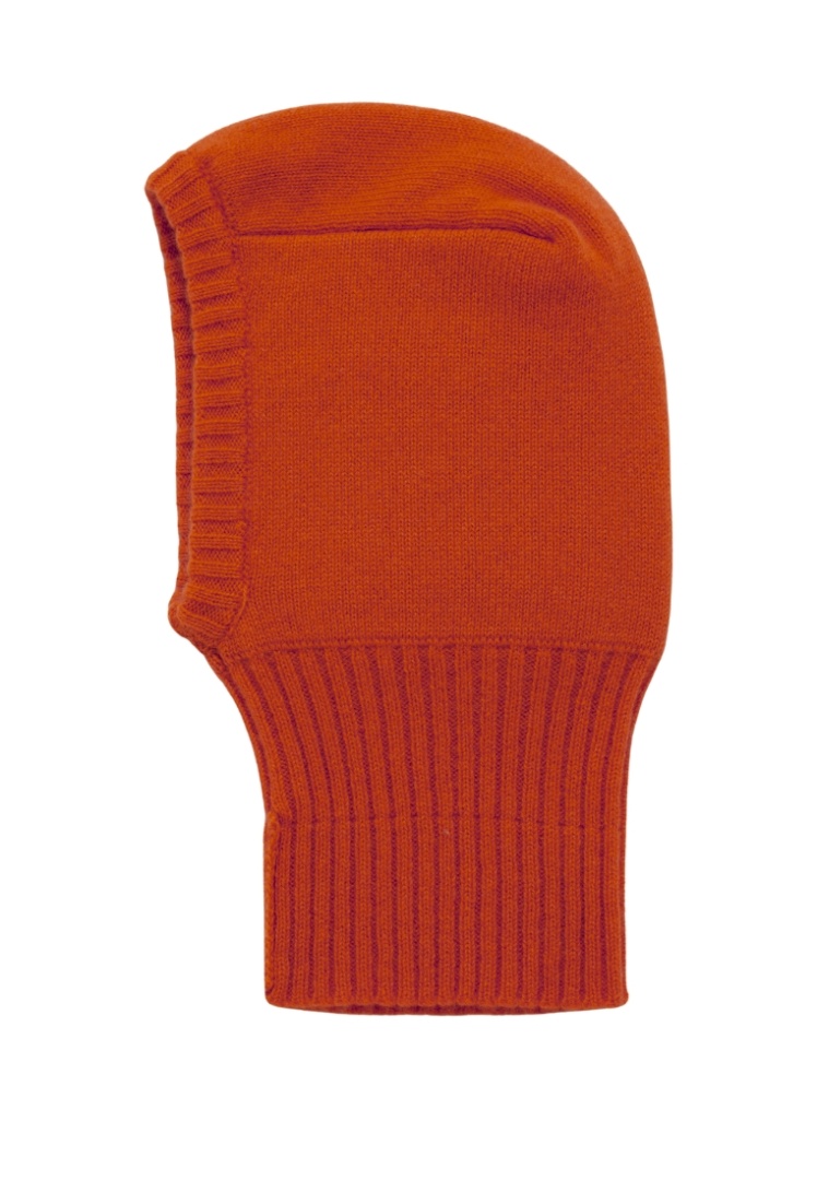 Балаклава из кашемира детская "Терракотовый Закат"