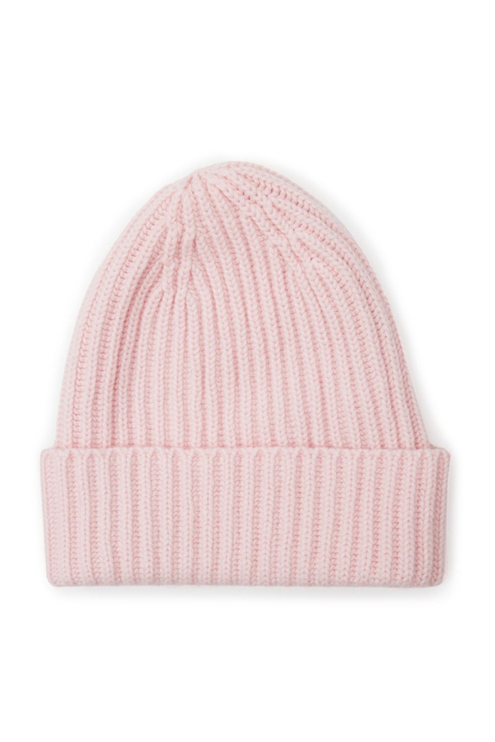 Шапка бини из кашемира "Легкий Румянец"